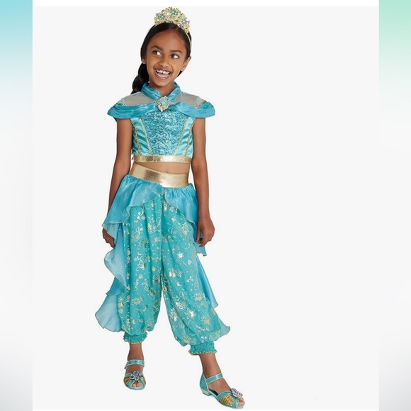 OFFICIAL 2024 Disney Jasmine Costume for Kids – Aladdin - Picture 6 of 14